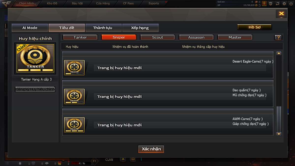 shop acc cf uy tin gia re